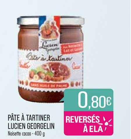 pâte à tartiner lucien georgelin