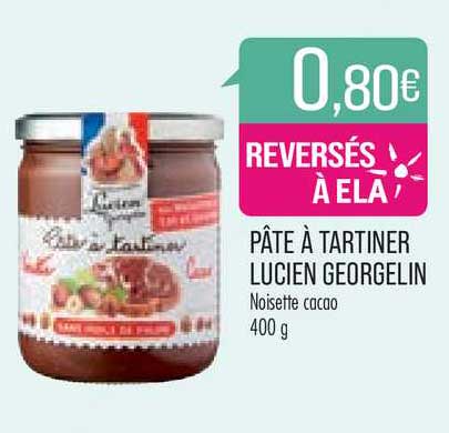 pâte à tartiner lucien georgelin