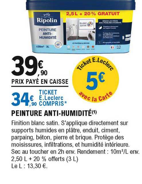 peinture anti-humidité ripolin
