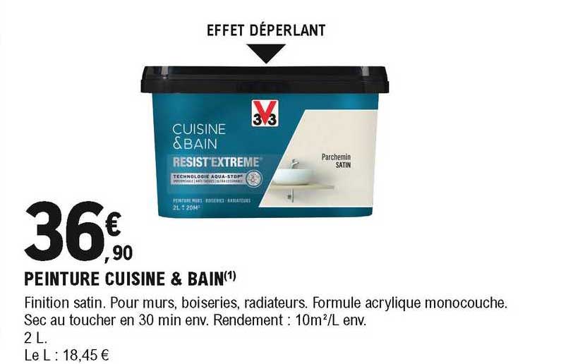 Peinture Cuisine & Bain V33