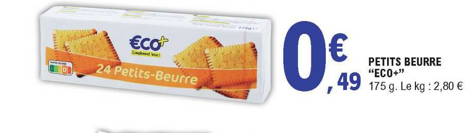 Petits Beurre "eco+"
