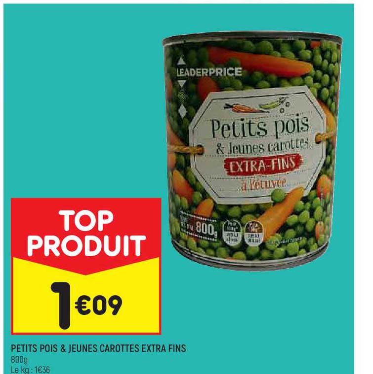 petits pois & jeunes carottes extra fins