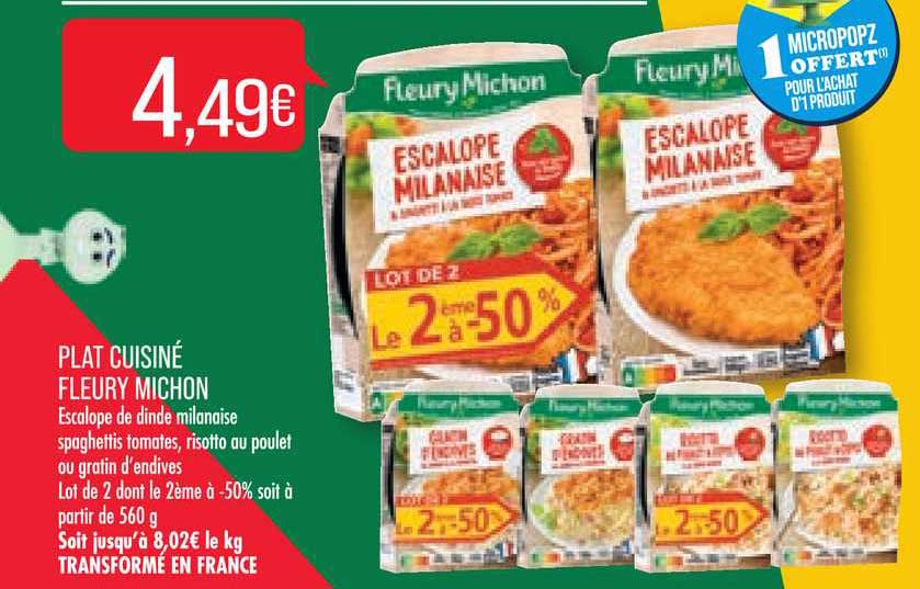 plat cuisiné fleury michon