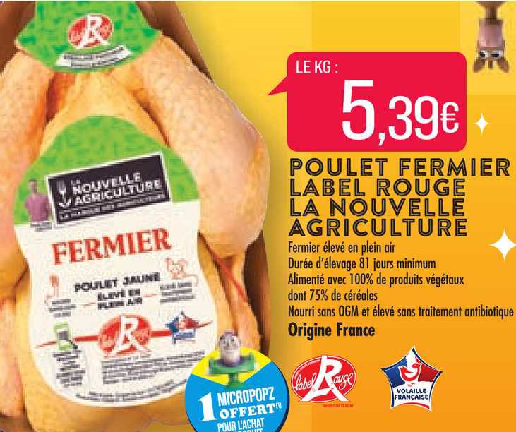 poulet fermier label rouge la nouvelle agriculture