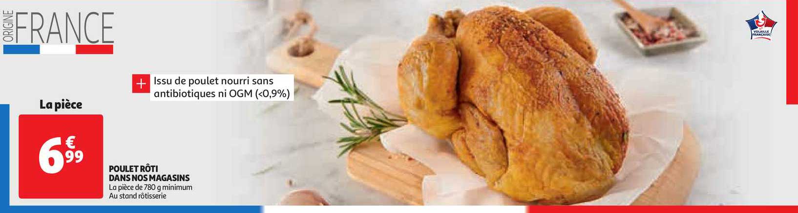 poulet rôti dans nos magasins
