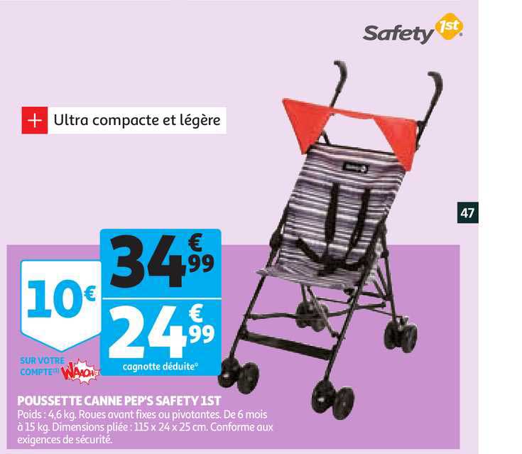 Poussette Canne Pep's Safety 1st