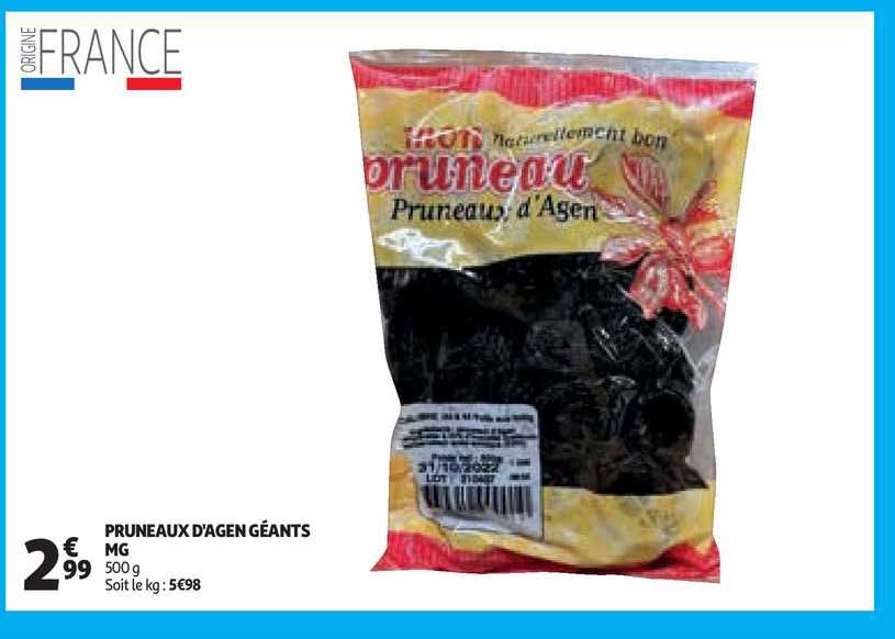 pruneaux d'agen géants mg