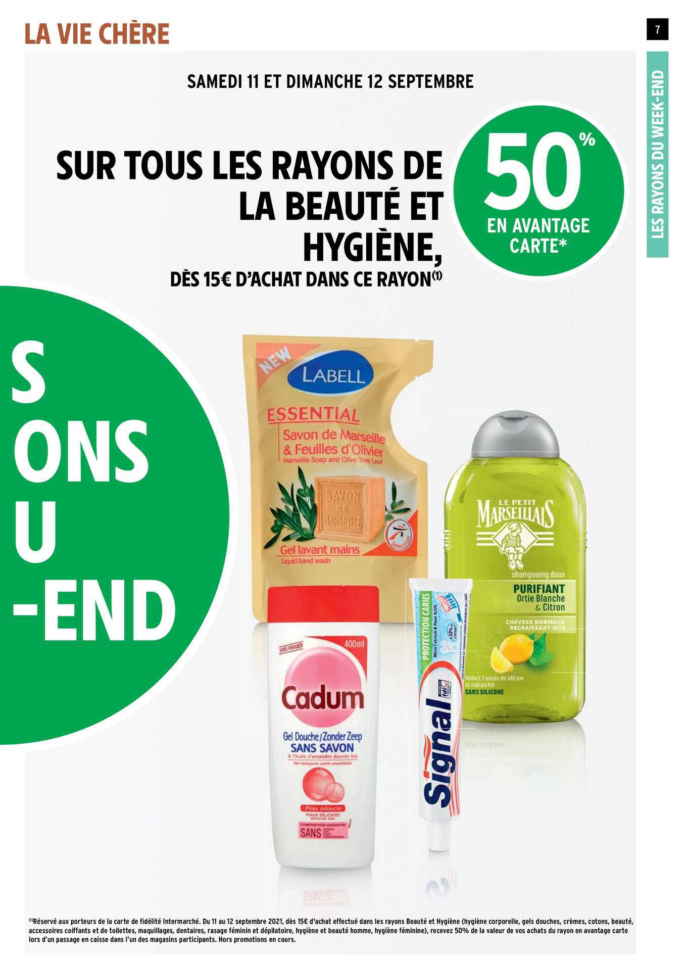 rayons de la beauté et hygiène