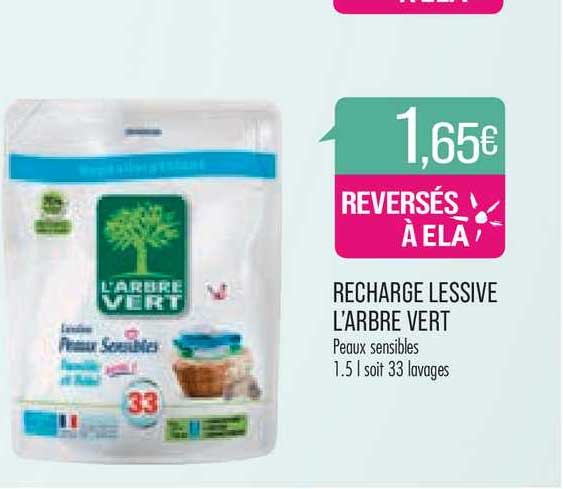 recharge lessive l'arbre vert