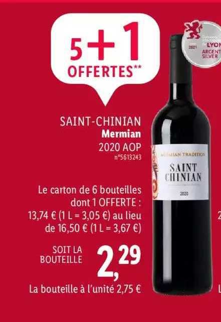 saint-chinian mermian 2020 aop