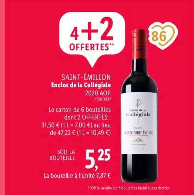Saint-émilion Enclos De La Collégiale 2020 Aop
