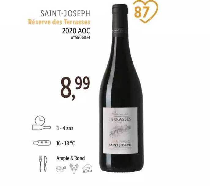 saint-joseph réserve des terrasses 2020 aoc