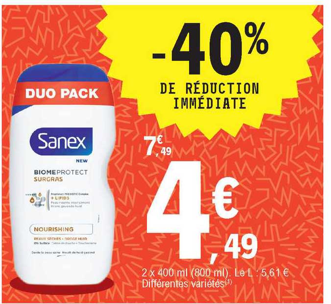 Sanex New Biomeprotect Surgras