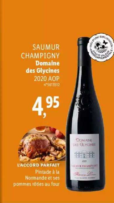 saumur champigny domaine des glycines 2020 aop
