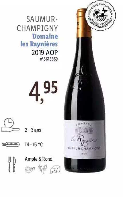 saumur-champigny domaine les raynières 2019 aop