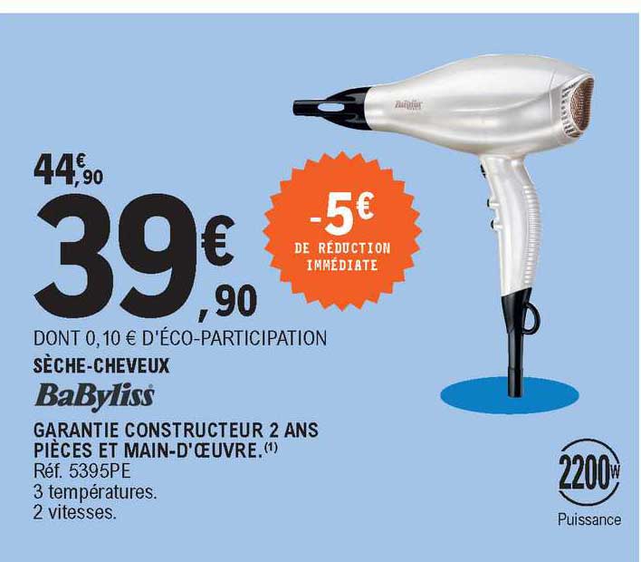 sèche-cheveux babyliss
