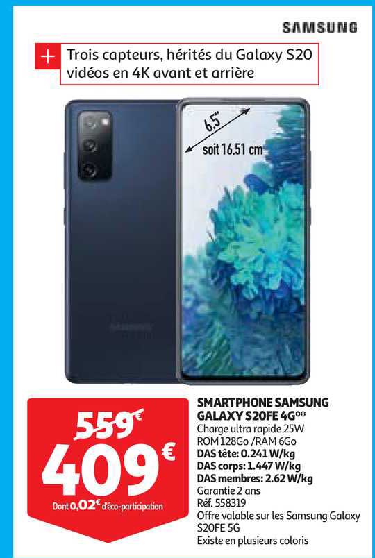 smartphone samsung galaxy s20fe 4g