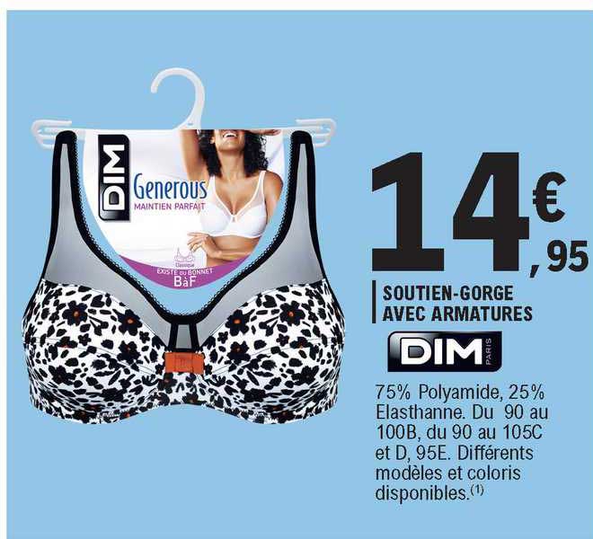 soutien-gorge avec armatures dim