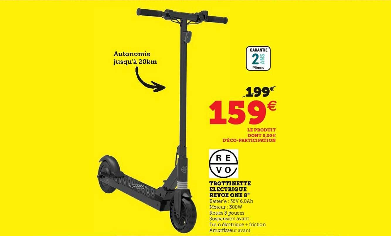 trottinette électrique revoe one 8"