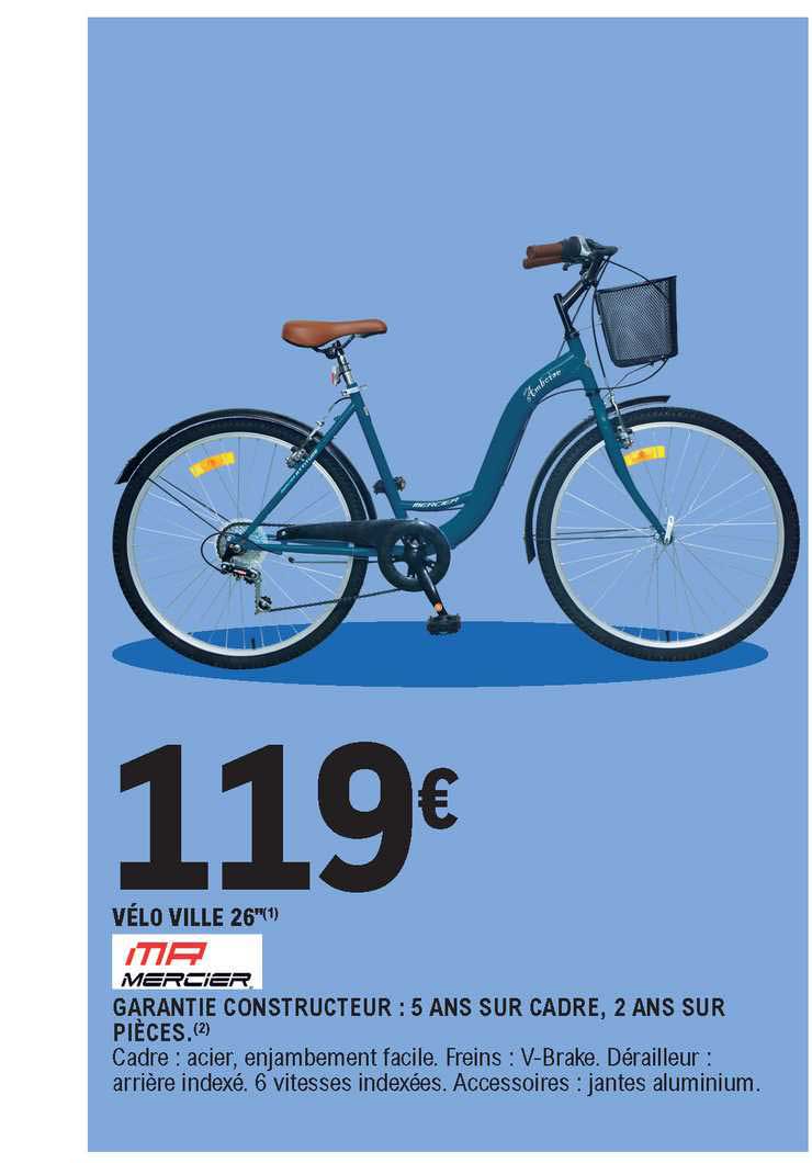 vélo ville 26" mr mercier