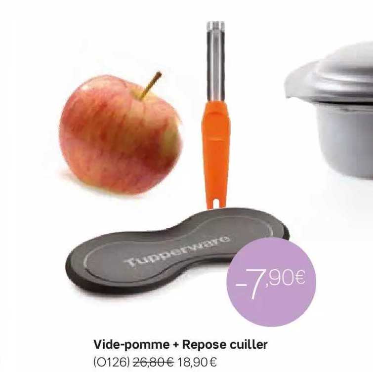vide-pomme + repose cuiller