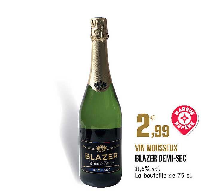 Vin Mousseux Blazer Demi-sec