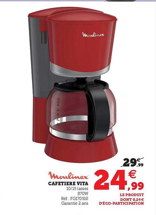 Cafetière Vita Moulinex
