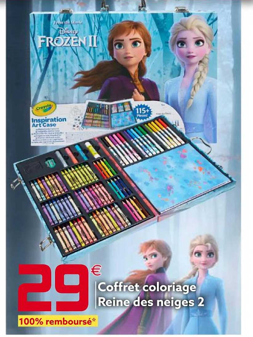 Coffret Coloriage Reine Des Neiges 2