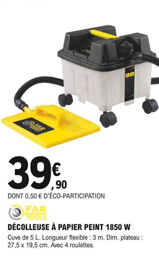 décolleuse à papier peint 1850 w far tools