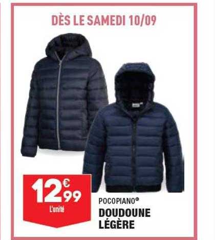 Doudoune Légère Pocopiano