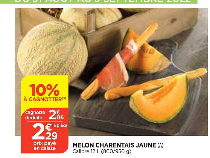 Melon Charentais Jaune