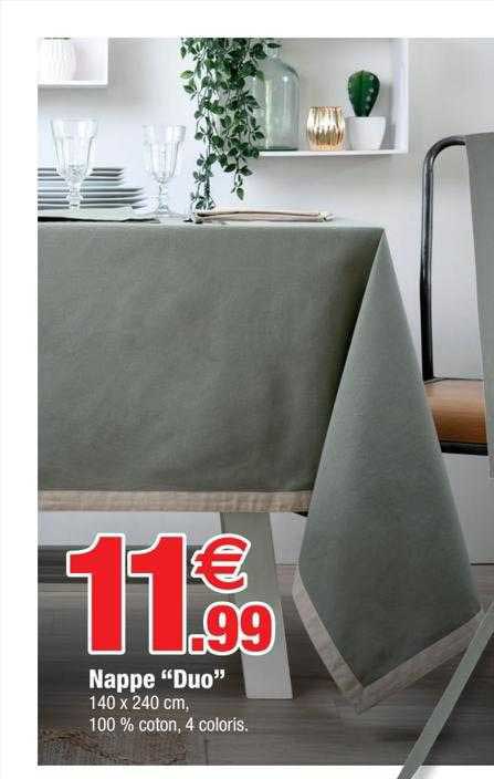 Nappe "duo"