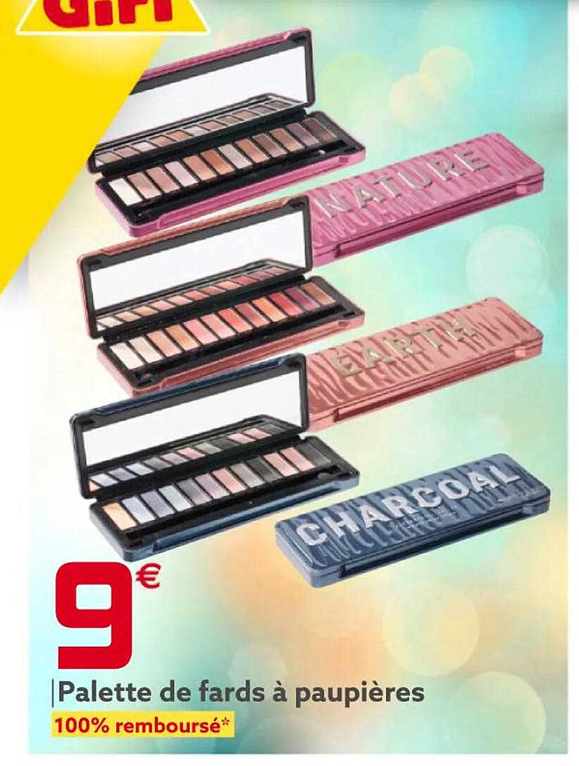 palette de fards à paupières