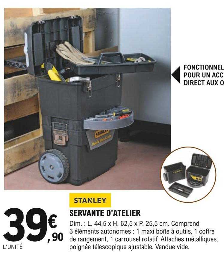 servante d'atelier stanley