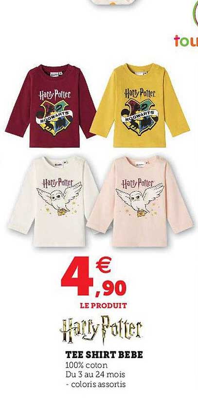 tee shirt bébé harry potter