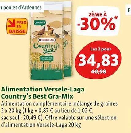 alimentation versele-laga country's best gra-mix