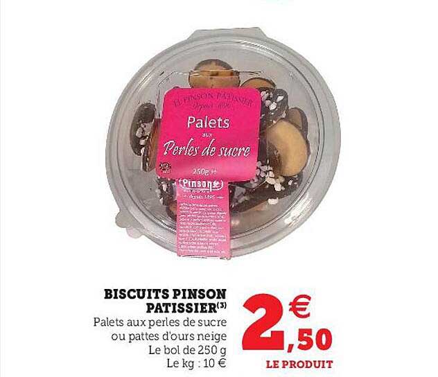 biscuits pinson pâtissier