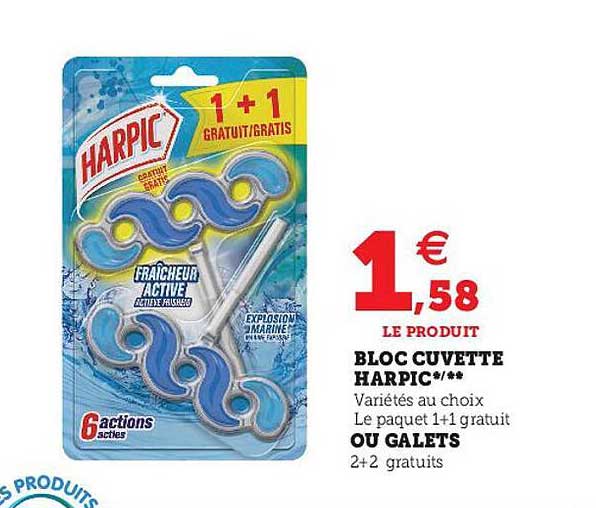 bloc cuvette harpic