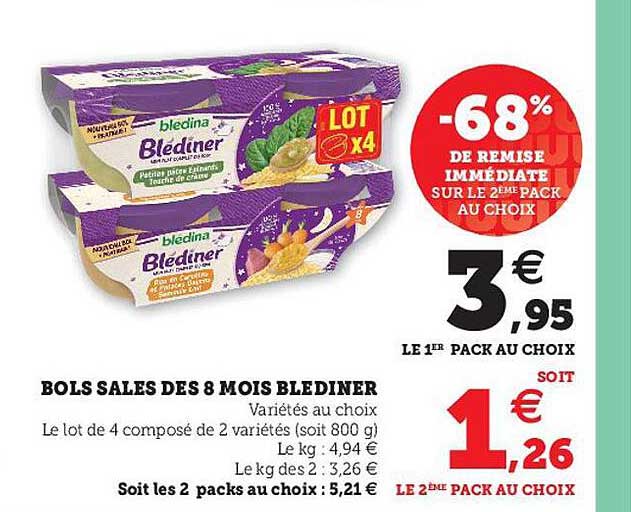 bols salés dès 8 mois blédiner