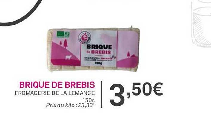 Brique De Brebis Fromagerie De La Lemance
