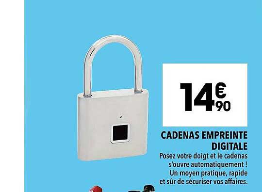 cadenas empreinte digitale