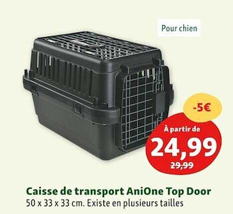 caisse de transport anione top door