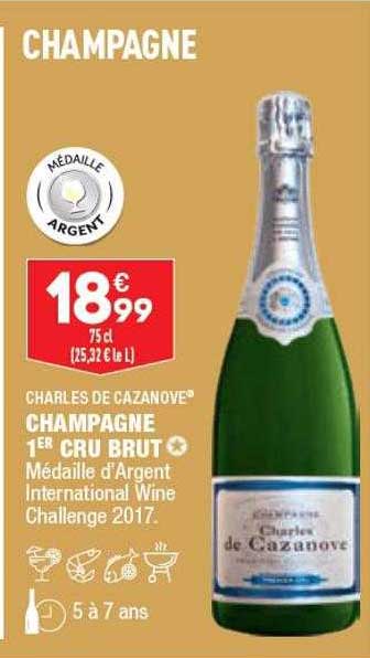 champagne 1er cru brut charles de cazanove
