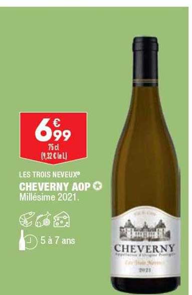 cheverny aop millésime 2021 les trois neveux