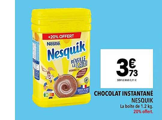 Chocolat Instantané Nesquik