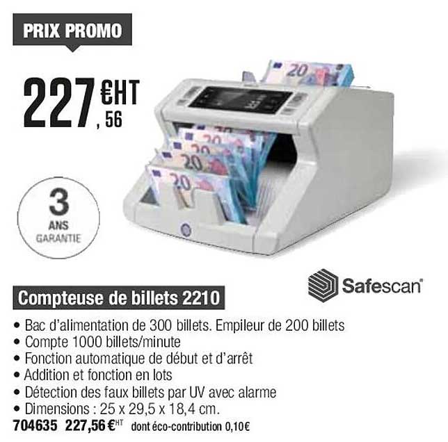 compteuse de billets 2210 safescan
