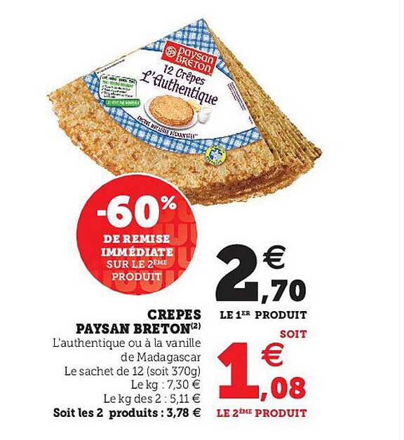 Crêpes Paysan Breton