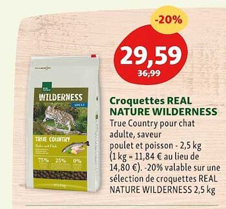 croquettes real nature wilderness