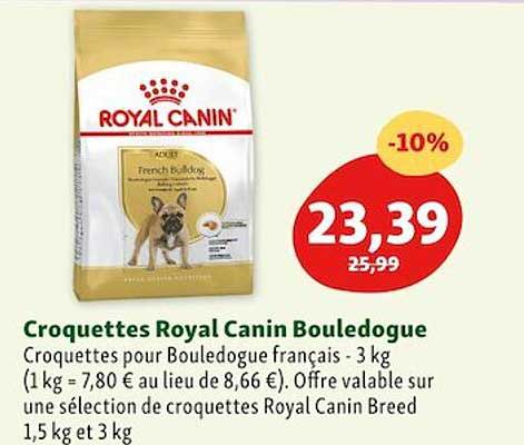 croquettes royal canin bouledogue