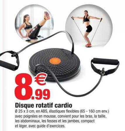disque rotatif cardio